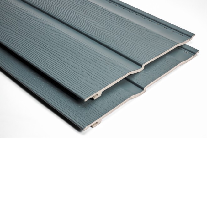 Escade Dubbel Rabat Pelsgrijs RAL7000 600cm - 2 stuks - 4m2